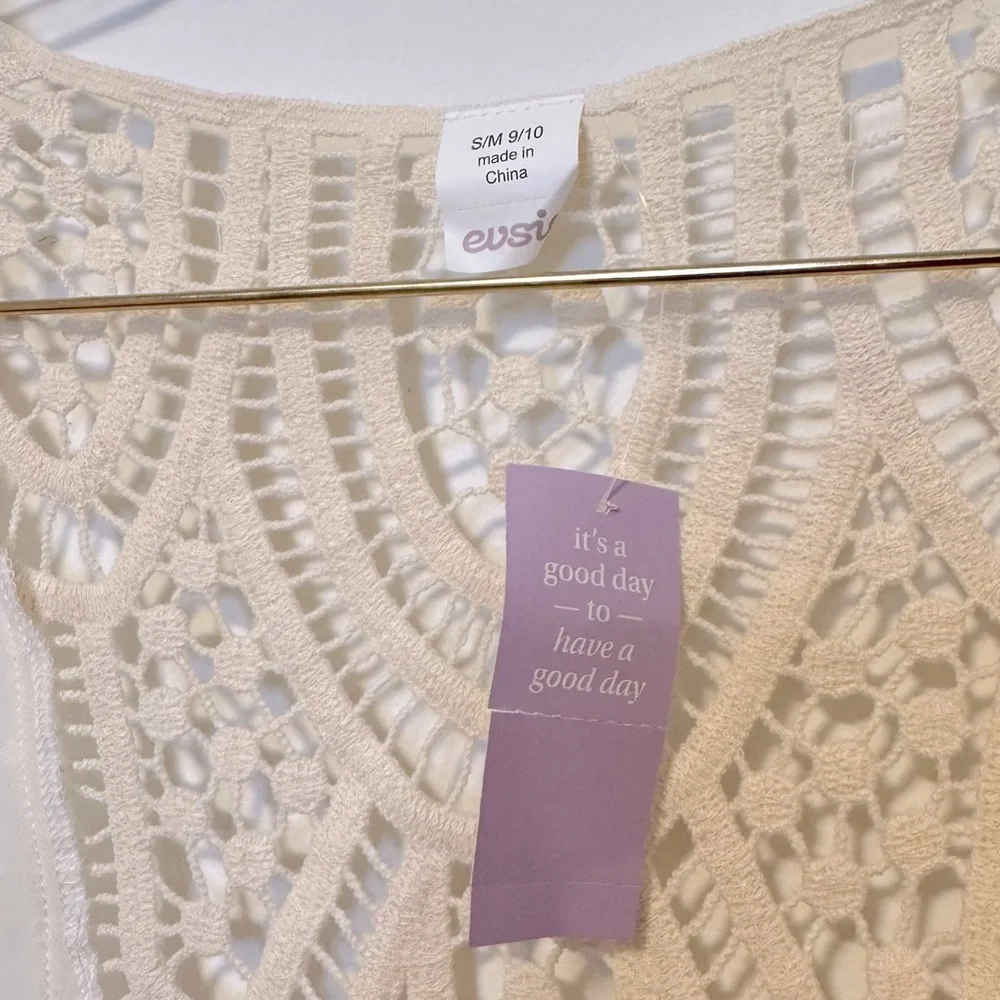 Women’s Cardigan Open Front Mesh Top